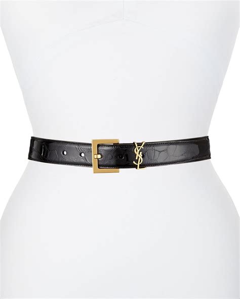 used ysl belt|ysl belt on person.